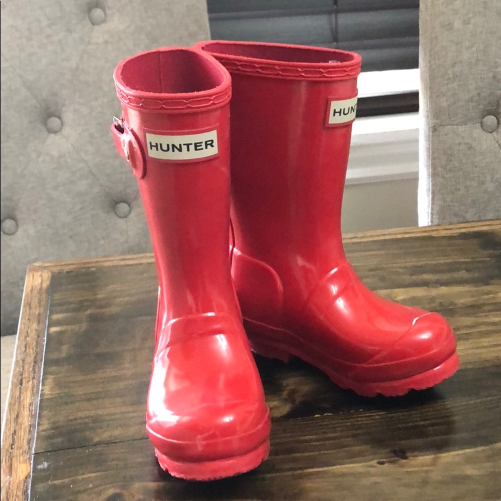 Hunter rain boots red size US 8/9 Toddlers